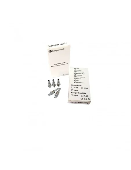 X5 mèches Protank 3 / Aerotank / EVOD 2 Kangertech