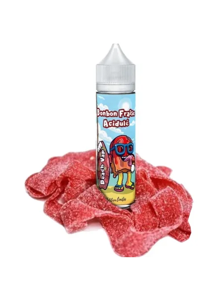Bonbon fraise acidulé - Beach Vap 50ml