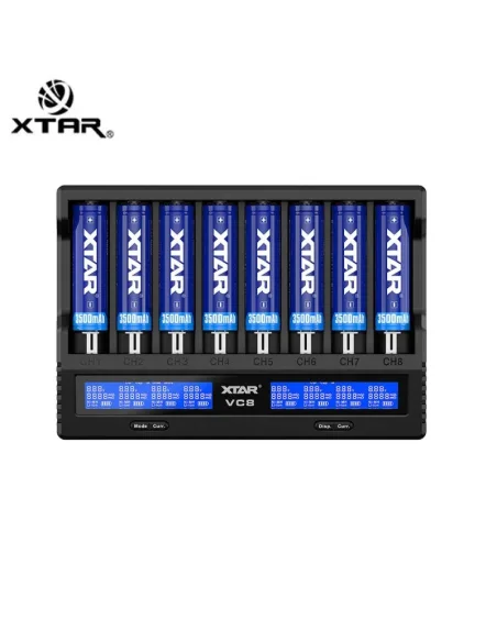 Chargeur d'accus VC8 - Xtar