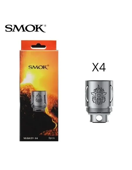 Résistances TFV8 Baby - Smok Résistances TFV8 Baby - Smok