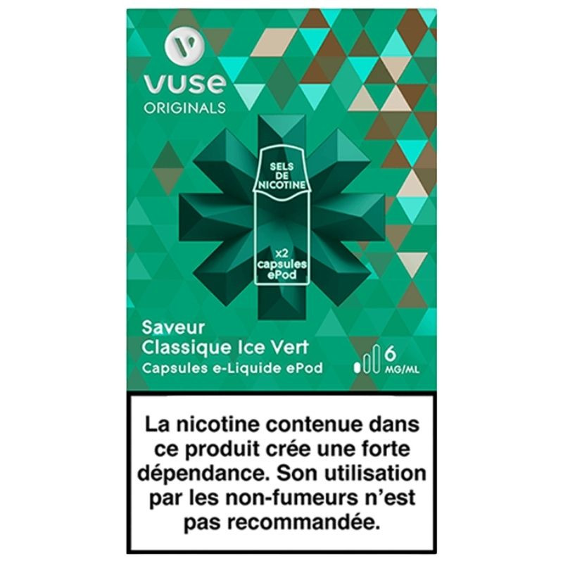 Classique Ice vert ePod - Vuse