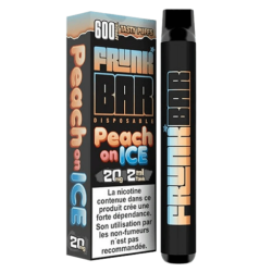 Peach On Ice 600 puffs - Frunk Bar