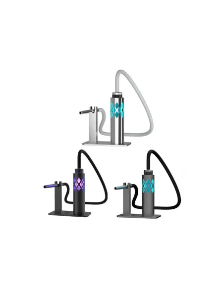 Hookah Dock Brushed Metal - Fumytech