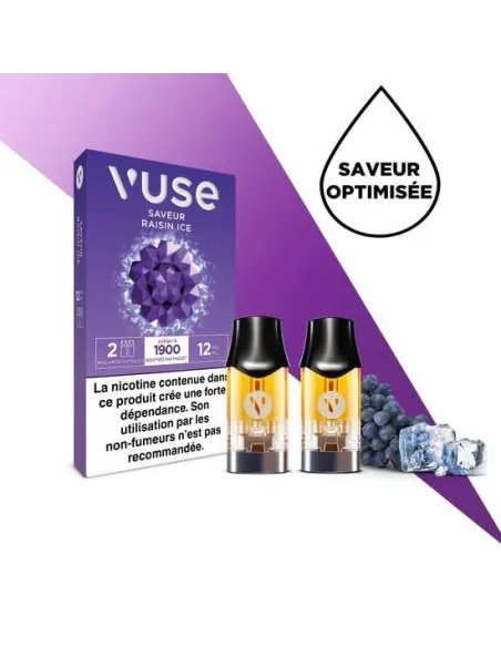 Capsules ePod saveur Raisin Ice - Vuse