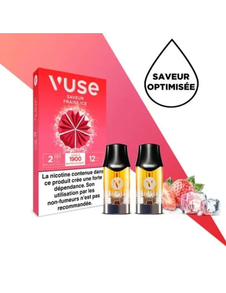 Capsules ePod saveur Fraise Ice - Vuse