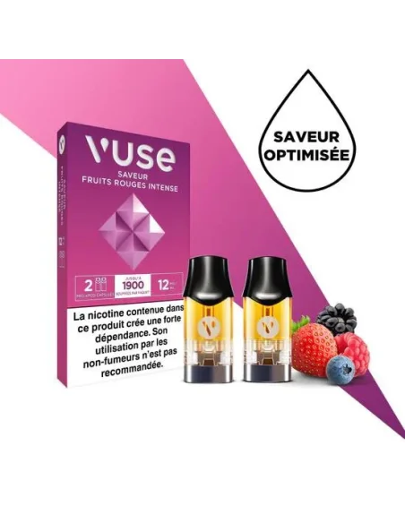 Capsules ePod saveur Fruits rouges intense - Vuse
