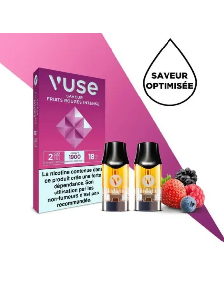 Capsules ePod saveur Fruits rouges intense - Vuse
