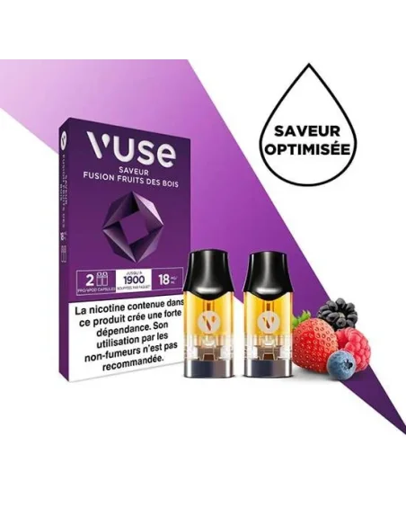 Capsules ePod saveur Fusion Fruits des Bois - Vuse