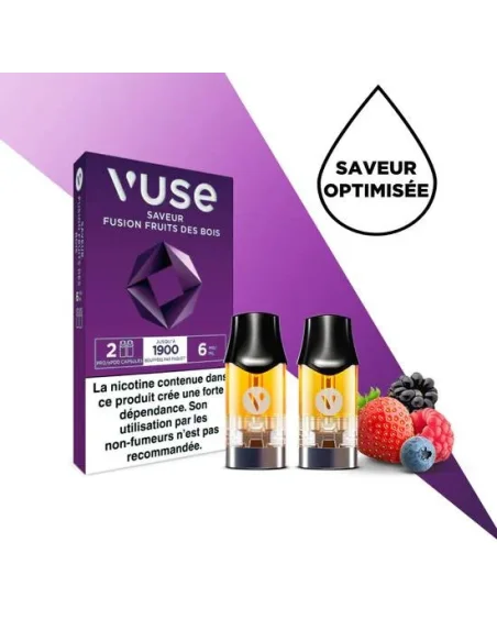 Capsules ePod saveur Fusion Fruits des Bois - Vuse