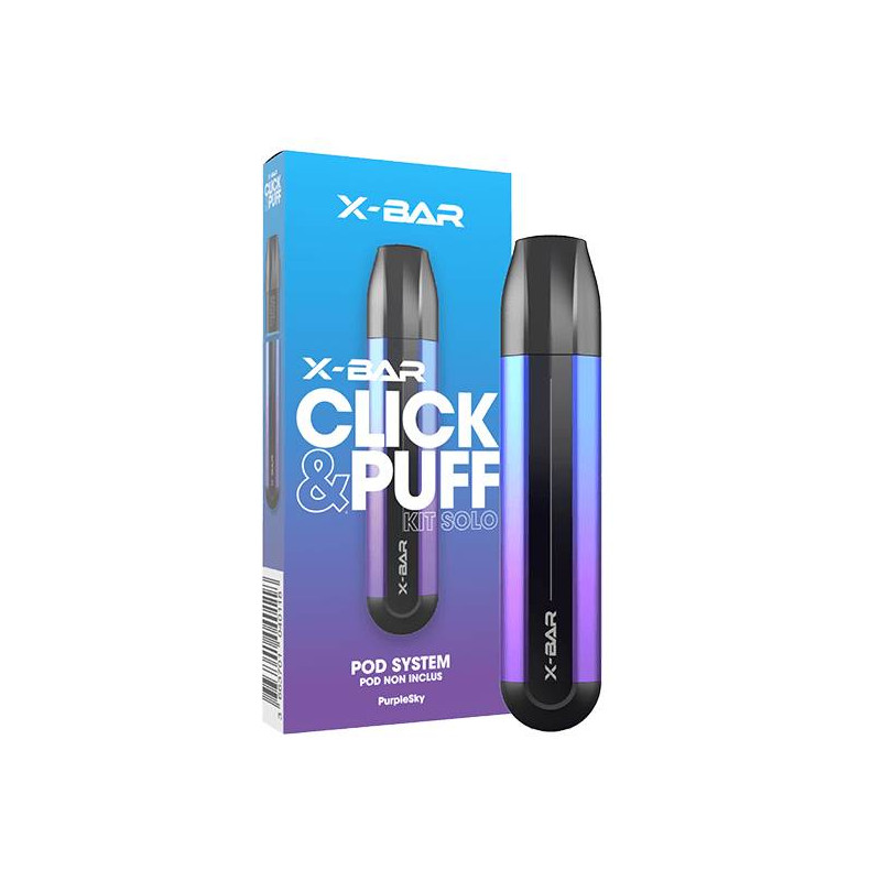 Click & Puff - Kit Solo Purple Sky X-Bar