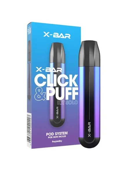 Click & Puff - Kit Solo Purple Sky X-Bar