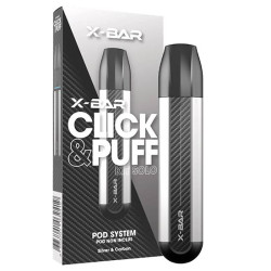 Click & Puff - Kit Solo Silver X-Bar