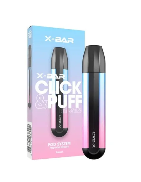 Click & Puff - Kit Solo Sunset X-Bar