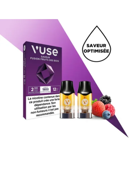 Capsules ePod saveur Fusion Fruits des Bois - Vuse