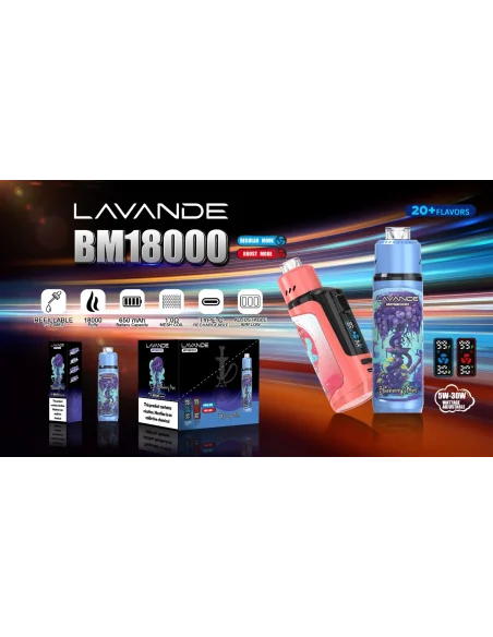 Blueberry Mint - Puff BM18000 Lavande