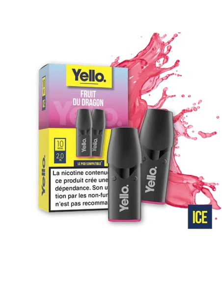 2 Pods Fruit du dragon epod - Yello 2 Pods Fruit du dragon epod - Yello