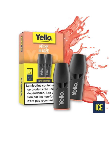 2 Pods Pêche Glacée epod - Yello 2 Pods Pêche Glacée epod - Yello