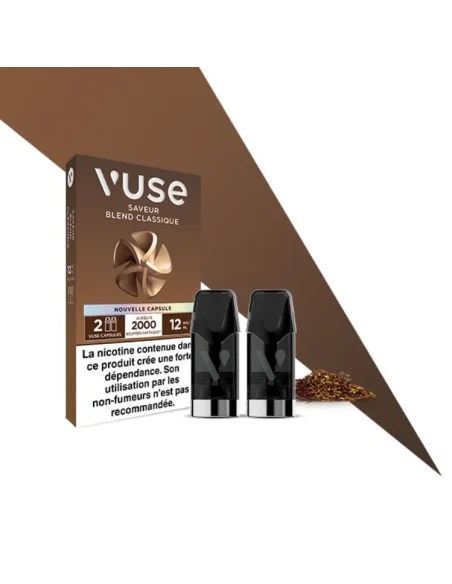 Blend Classique ePod – Vuse (x2) | Recharges tabac blond pour ePod Vuse Blend Classique ePod – Vuse (x2) | Recharges tabac blond pour ePod Vuse