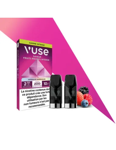 Capsules ePod saveur Fruits rouges intense - Vuse