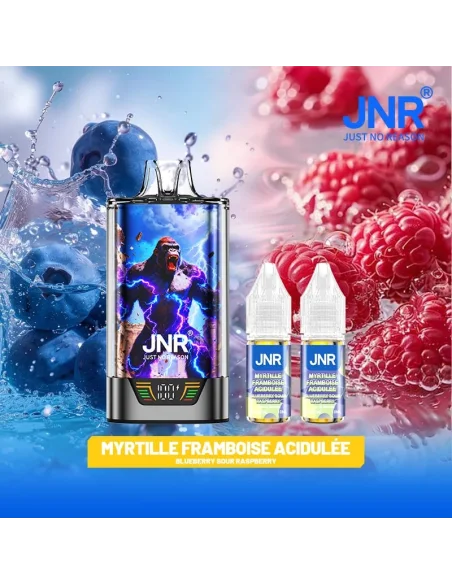 Kit Gorilla X Myrtille Framboise acidulée + 2x10ml - 20mg - JNR