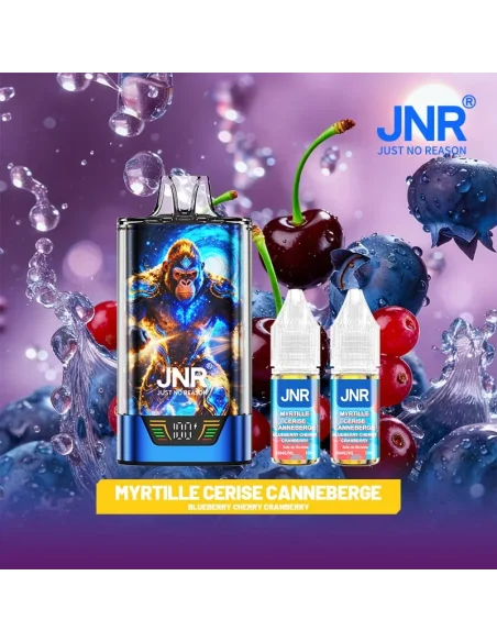 Kit Gorilla X Myrtille cerise canneberge + 2x10ml - 20mg - JNR