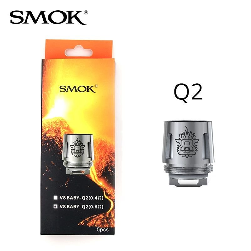 Résistances TFV8 Baby Q2 - Smok Résistances TFV8 Baby Q2 - Smok