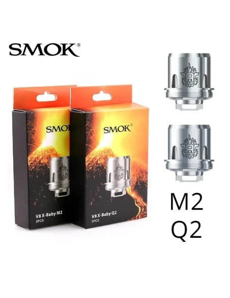 Résistances TFV8 X-Baby - Smok Résistances TFV8 X-Baby - Smok