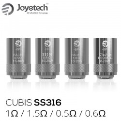 Résistance Cubis AIO SS316 (5pcs) - Joyetech