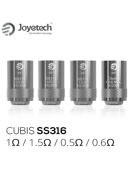 Résistance Cubis AIO SS316 (5pcs) - Joyetech