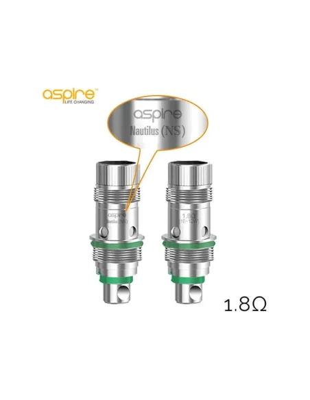 Résistances Nautilus AIO NicSalt - Aspire