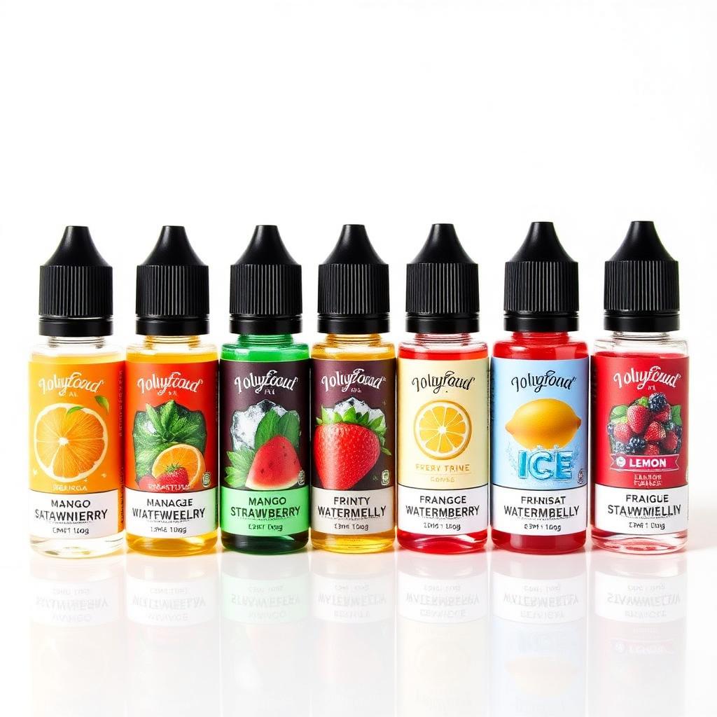Sélection d'e-liquides fruités et frais en flacons 10ml