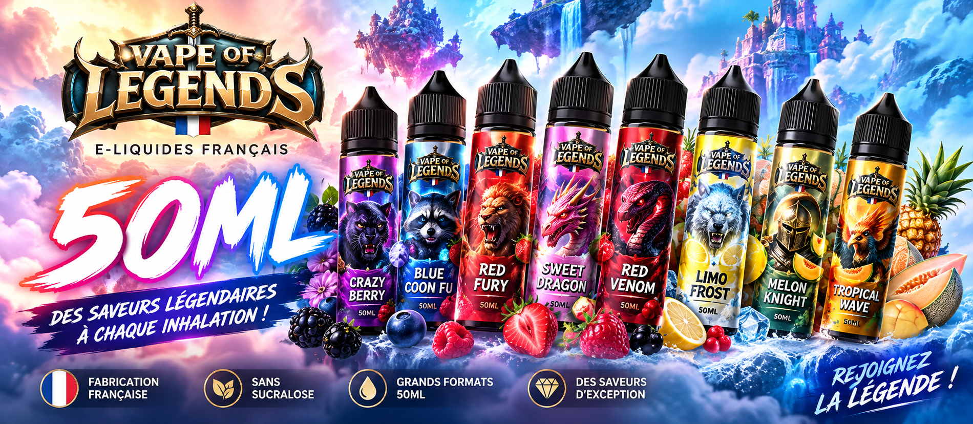 Vape Of Legends 50ml