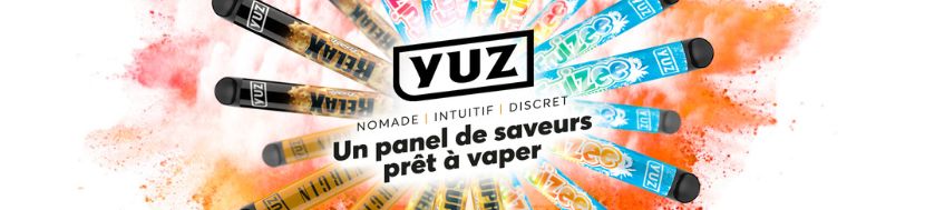Les nouvelles puff YUZ de chez eliquid France